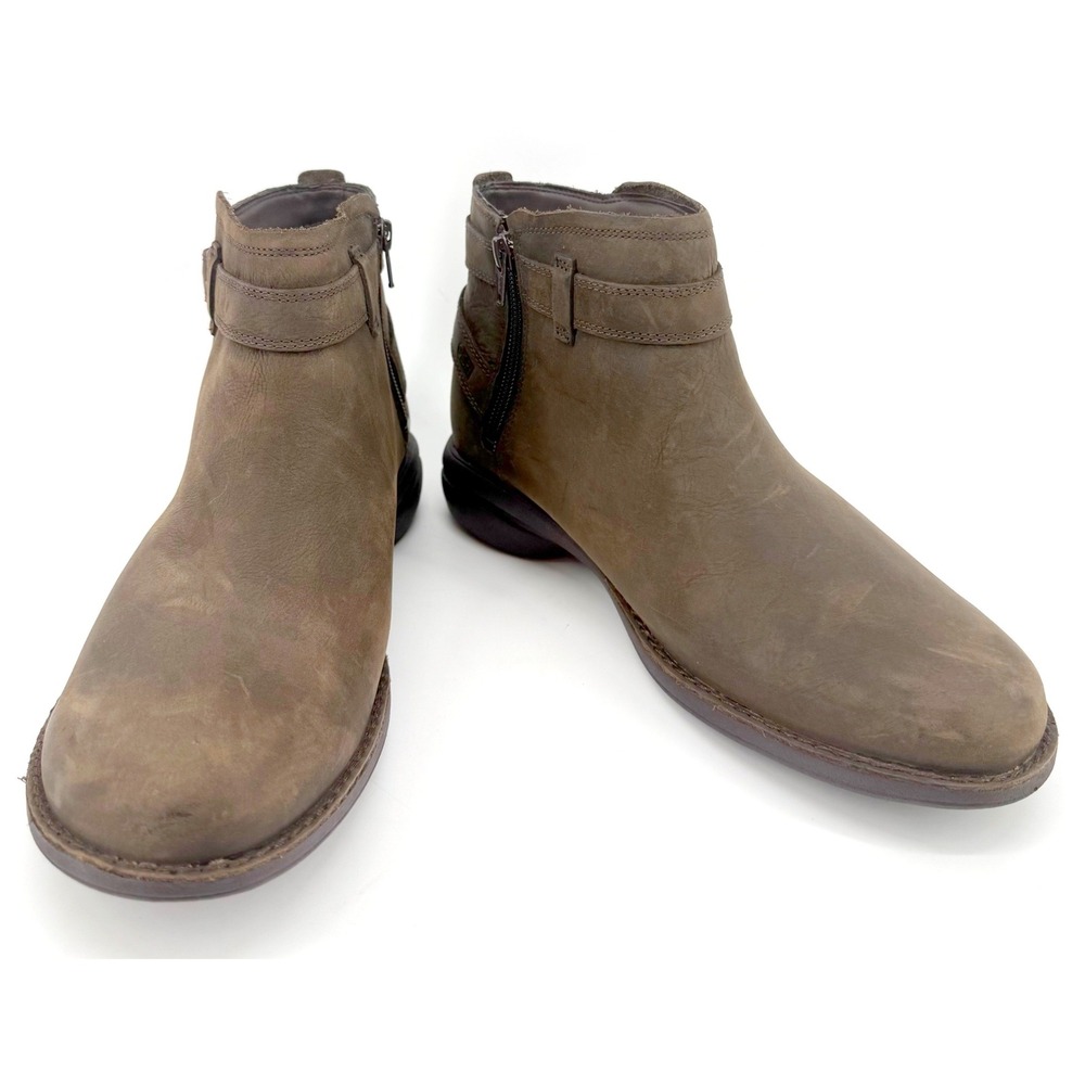 Merrell Ankle Boots Womens 9.5 Brown Waterproof Leather Zip Comfort Gorpcore